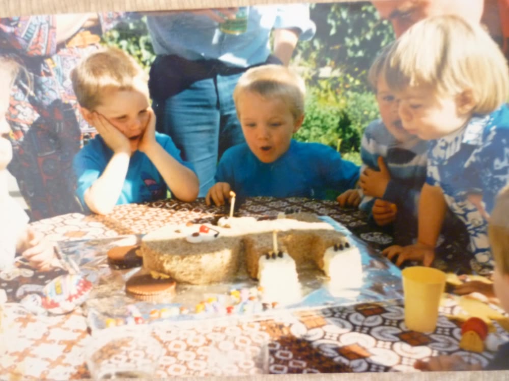 3. Hangend vlekvrij gedroogd — waterschade 35mm negatief herstellen, stap 3