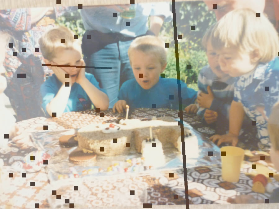 1. Ruwe scan – kleinbeelddia tijdens het digitaliseren